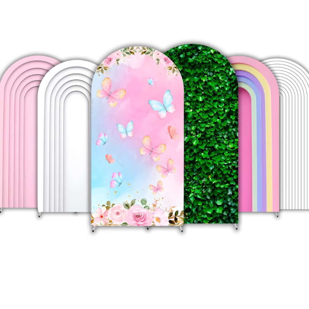 Capa Painel Romano Tecido Elástico 2x1m Diversos Modelos Cores Festa Casamento Aniversário Veste Fácil Entrega Rápida