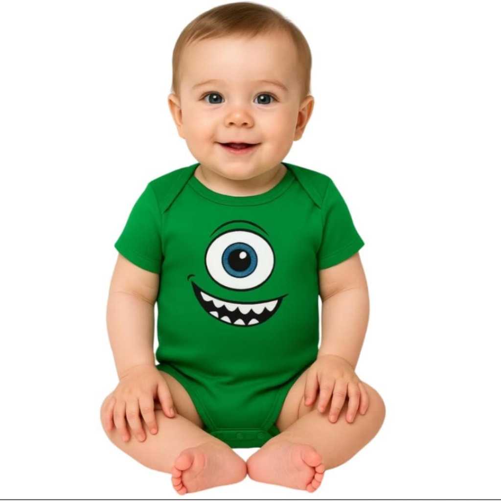 Fantasia de bebê Body / Bory Temático Mostro S.A.  Mesversário ( pronta entrega) ( envio imediato )