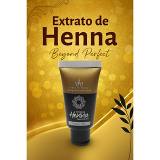 Extrato de Henna Pronto para Uso Desing Sobrancelha Henna Castanho Claro 15g Pigmento Dura Até 24h Na Pele em Oferta na Shopee