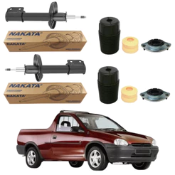 PAR AMORTECEDOR DIANTEIRO PICK-UP CORSA 95 A 2003 ORIGINAL NAKATA + KITS