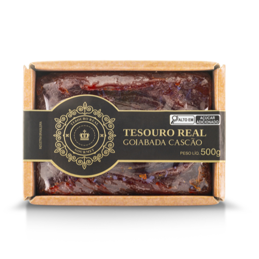 Doce De Goiabada Cascão De Corte Artesanal Tesouro Real 500 g