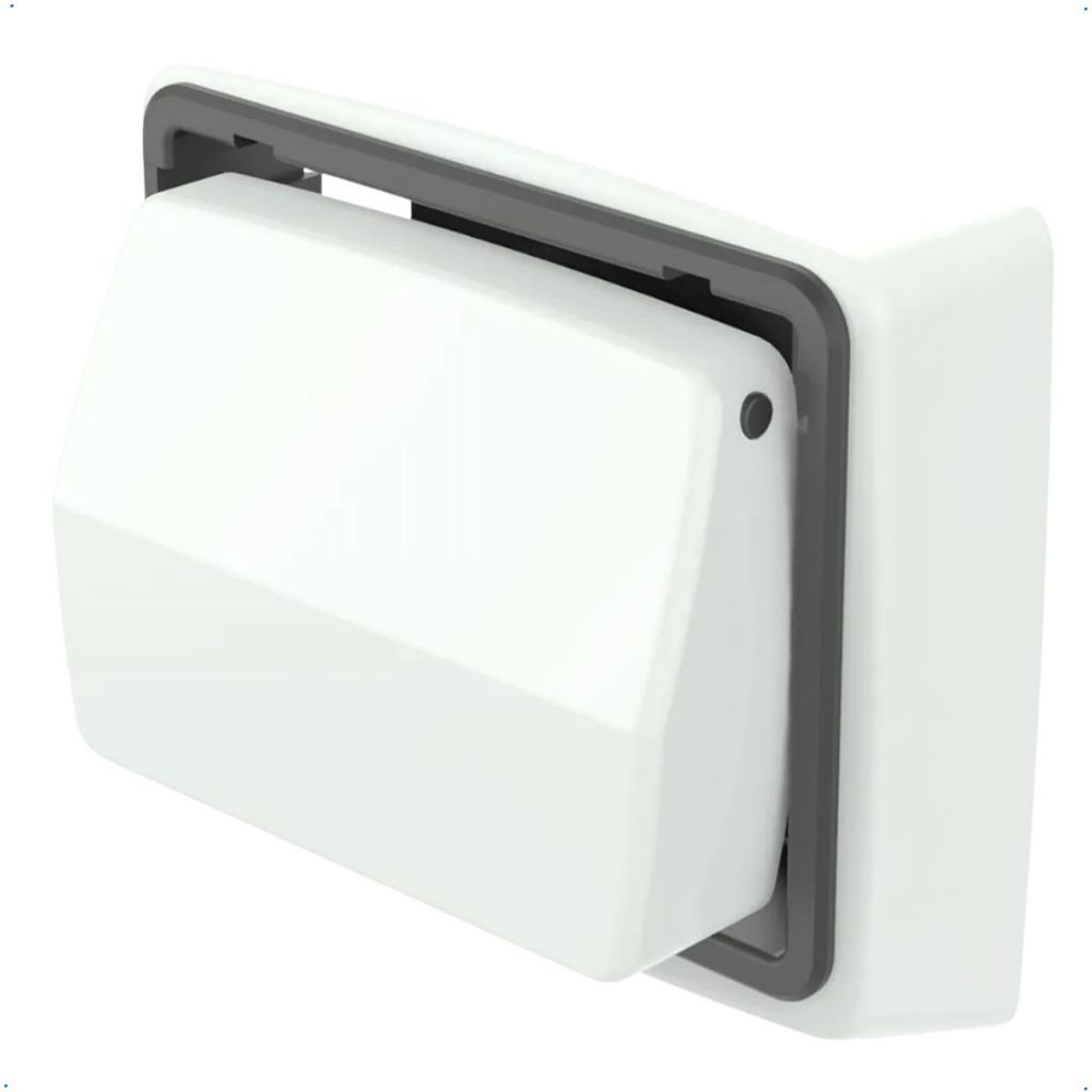 Acabamento de Descarga Blukit Branco De Alavanca Abs Universal Luxo
