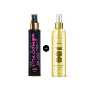 Óleo Clareador Rosa Selvagem + Body Splash Banana em Oferta na Shopee