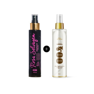 Óleo Clareador Rosa Selvagem + Body Splash Coco em Oferta na Shopee