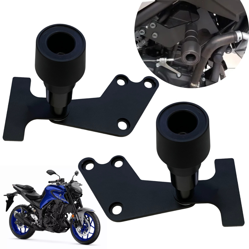 Protetor Mt 03 Slider Motor E Carenagem Par Proteção Yamaha Mt03 2015 A 2024
