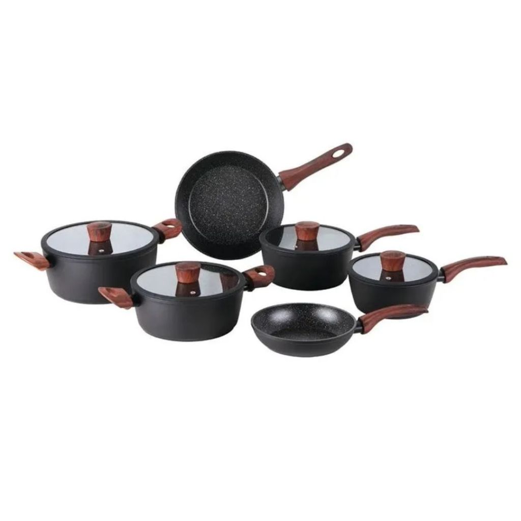 Jogo De Panelas 6 Peças Indução Ceramic Sirius Preto Brinox em Oferta na Shopee