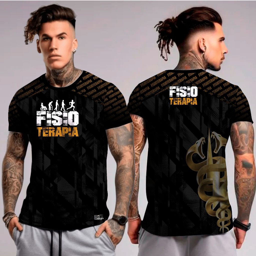 Camiseta Fisioterapia Faculdade Fisioterapia Dry Fit Uniforme Estágio