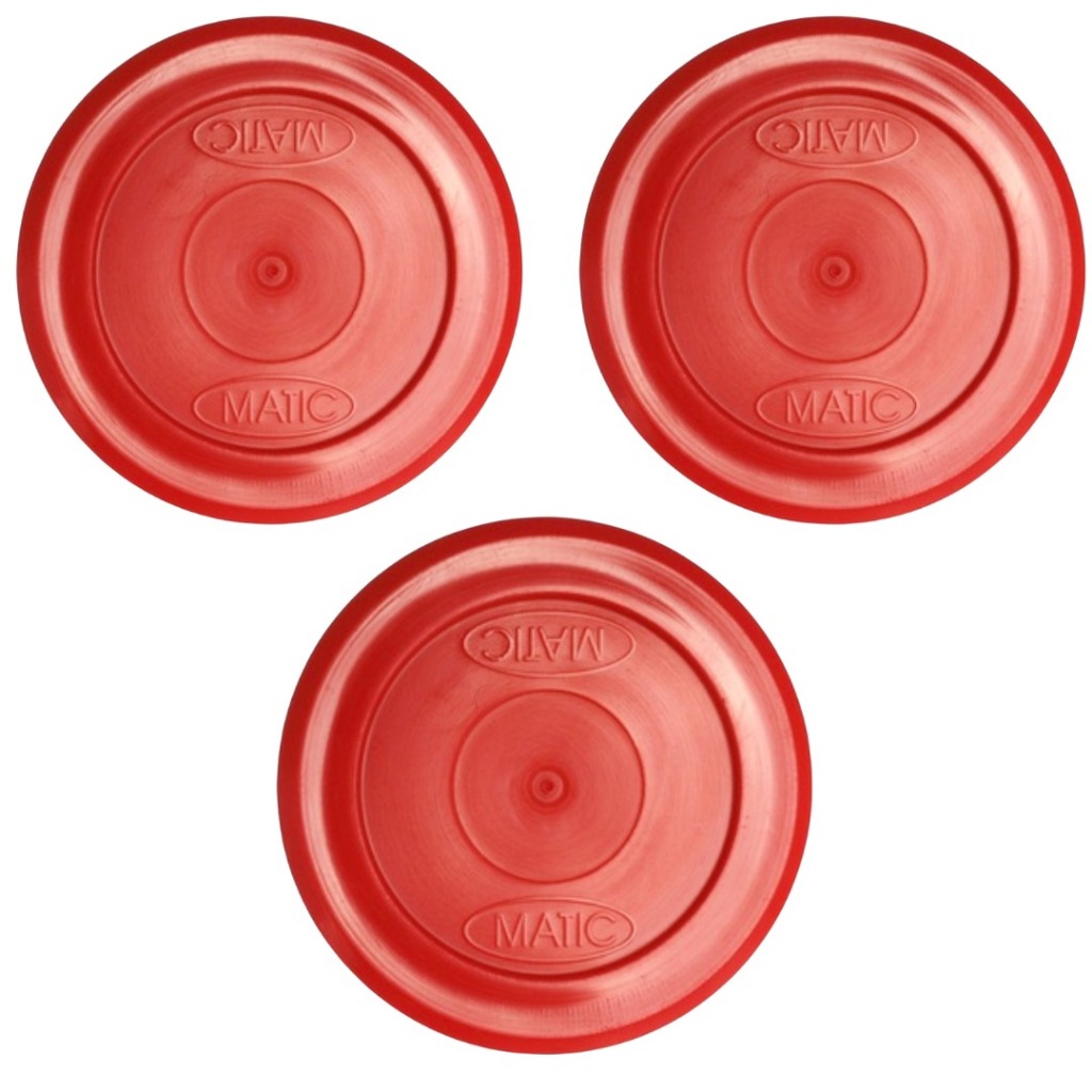3 Disco Vermelho Para Air Game Aero Hochey Air Kids Matic
