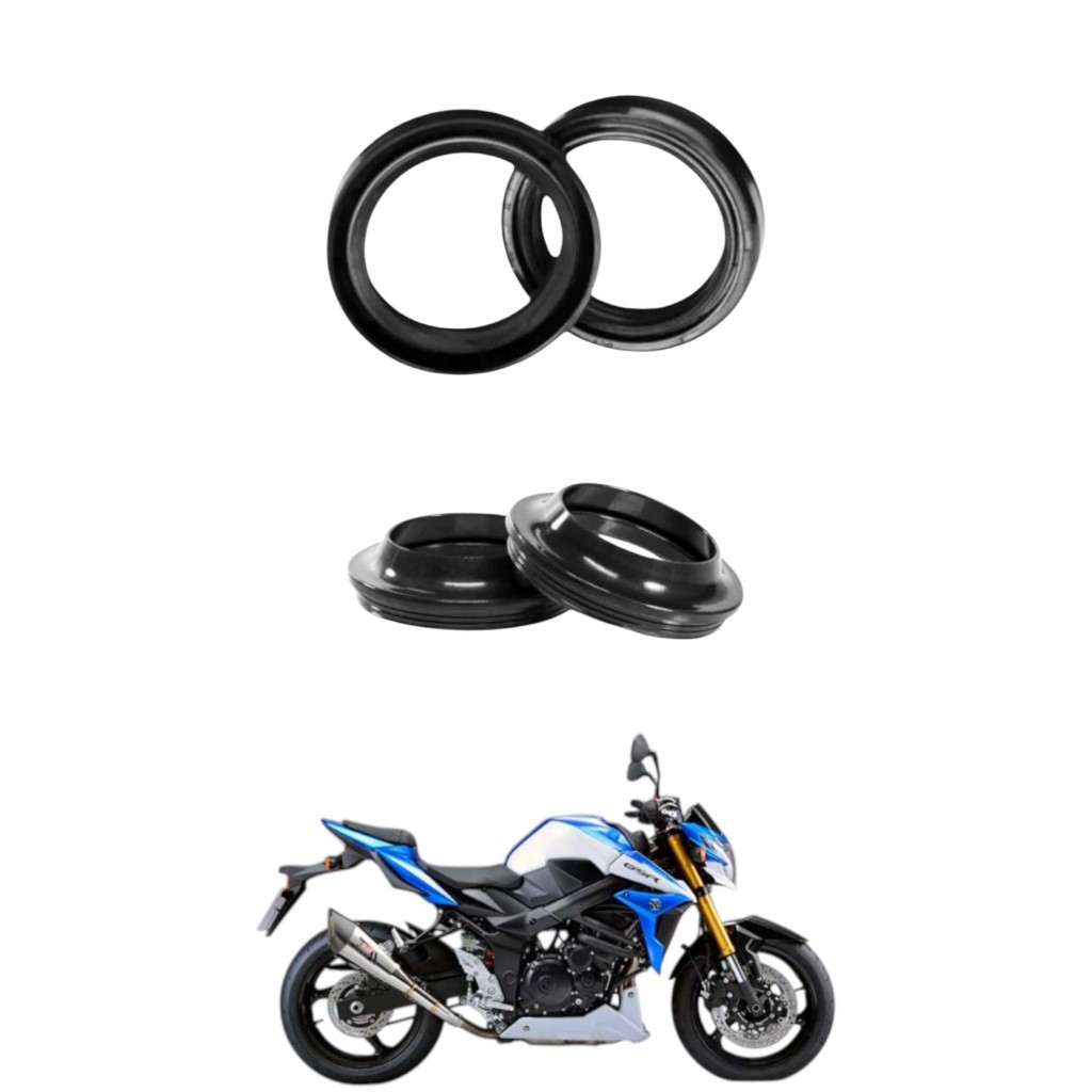 Retentor Bengala + Guarda Pó + Óleo Atf Suzuki Gsr750 R Za — imagem 2 de 2
