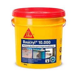 Aditivo para Argamassa e Impermeabilização - BAUCRYL 10000 Branco 18 kg - SIKA