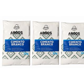 Kit 3 cimento de 1k estrutural br Argos ( a granel) em Oferta na Shopee