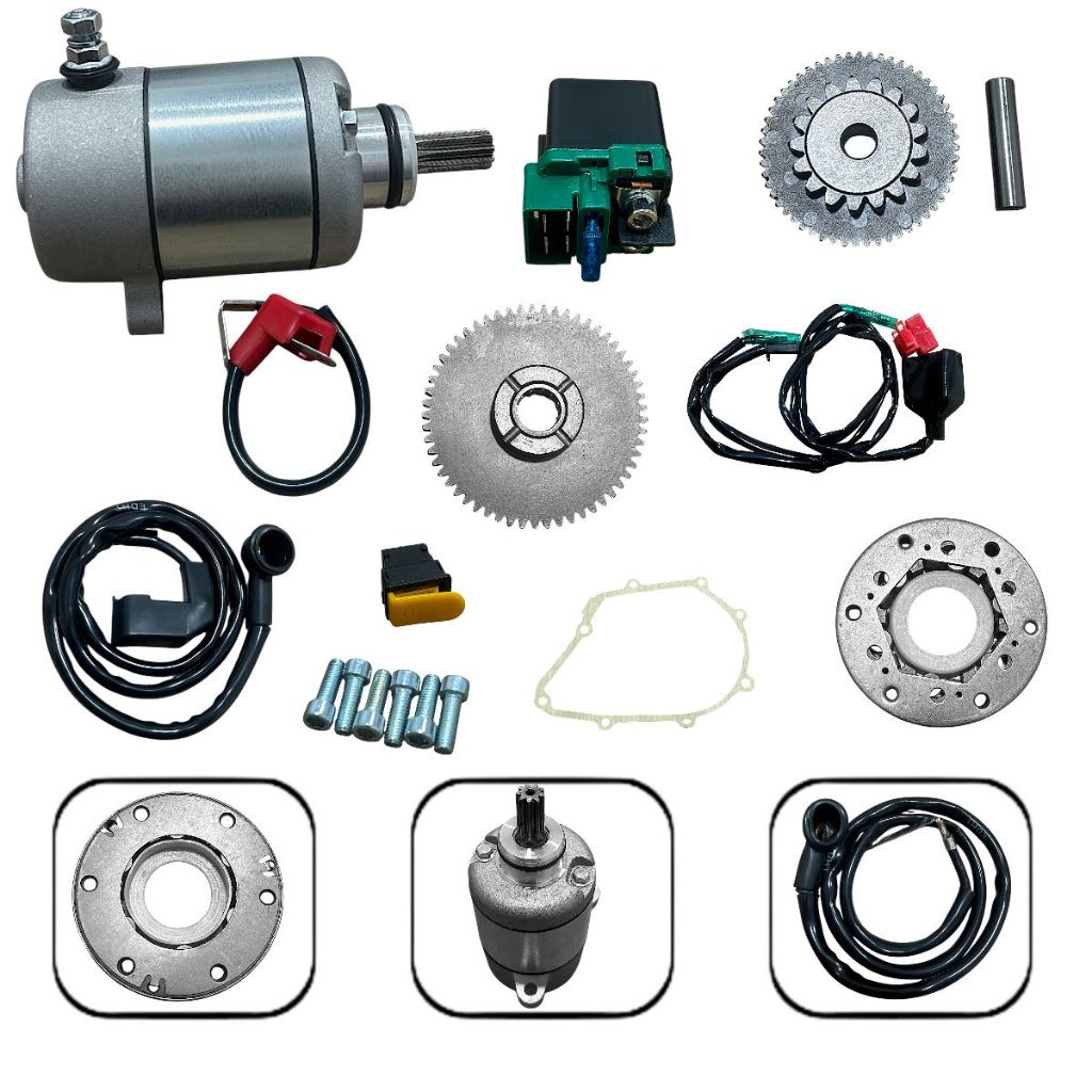 Kit Partida Elétrica Para Honda Biz 125 Es Flex Ex 2011 Até 2021 S/Magneto