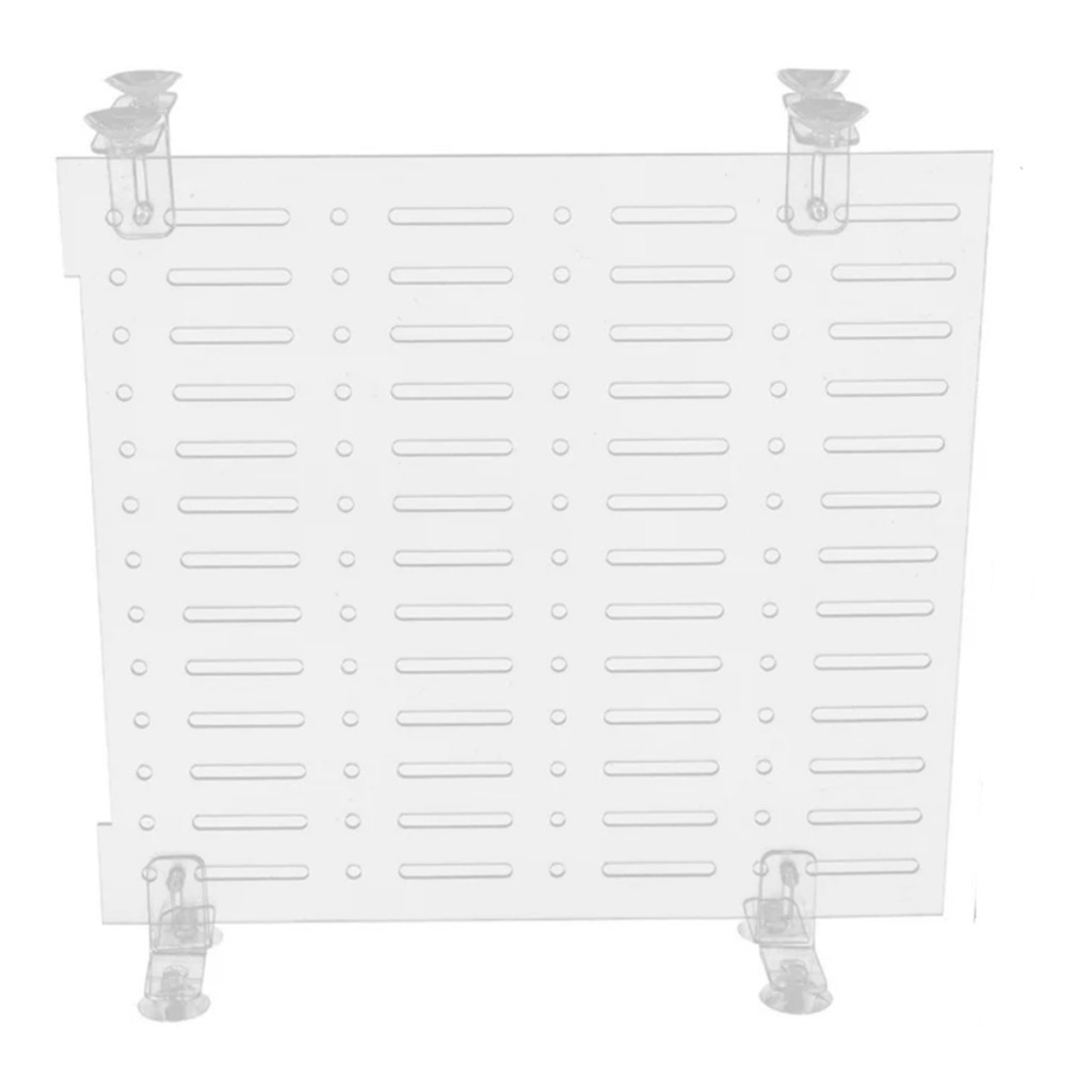 Colmeia Acrilica Acrilico Transparente Plastica 20x23cm Divisoria P/ Aquario divisorias divisoria de Peixe