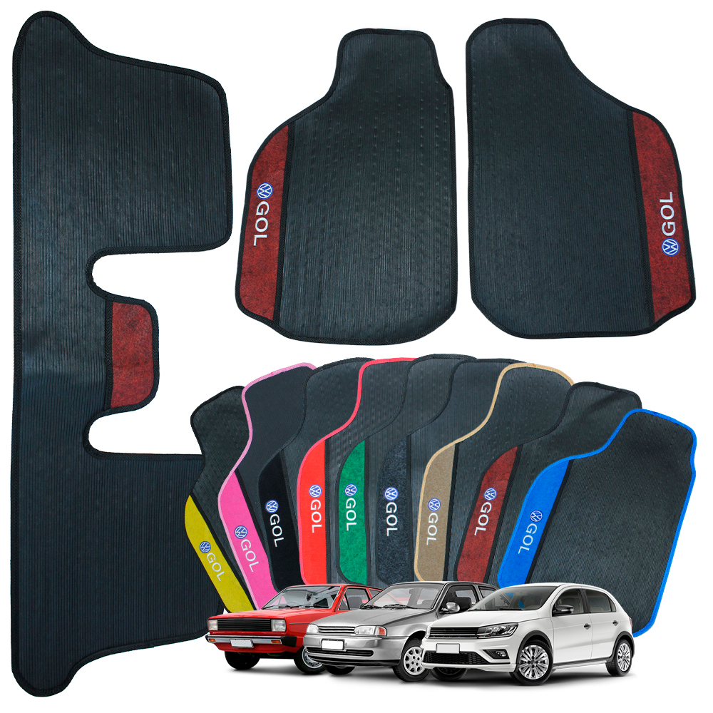 Jogo de Tapete Gol Bola G3 G4 G5 G6 G7 G8 Borracha 3 Peças Traseiro Inteiro Gol Quadrado 1981 a 2023 em Oferta na Shopee