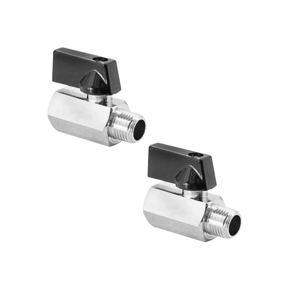 Kit 2 Registros Esfera Mini Macho X Fêmea 1/4 em Oferta na Shopee