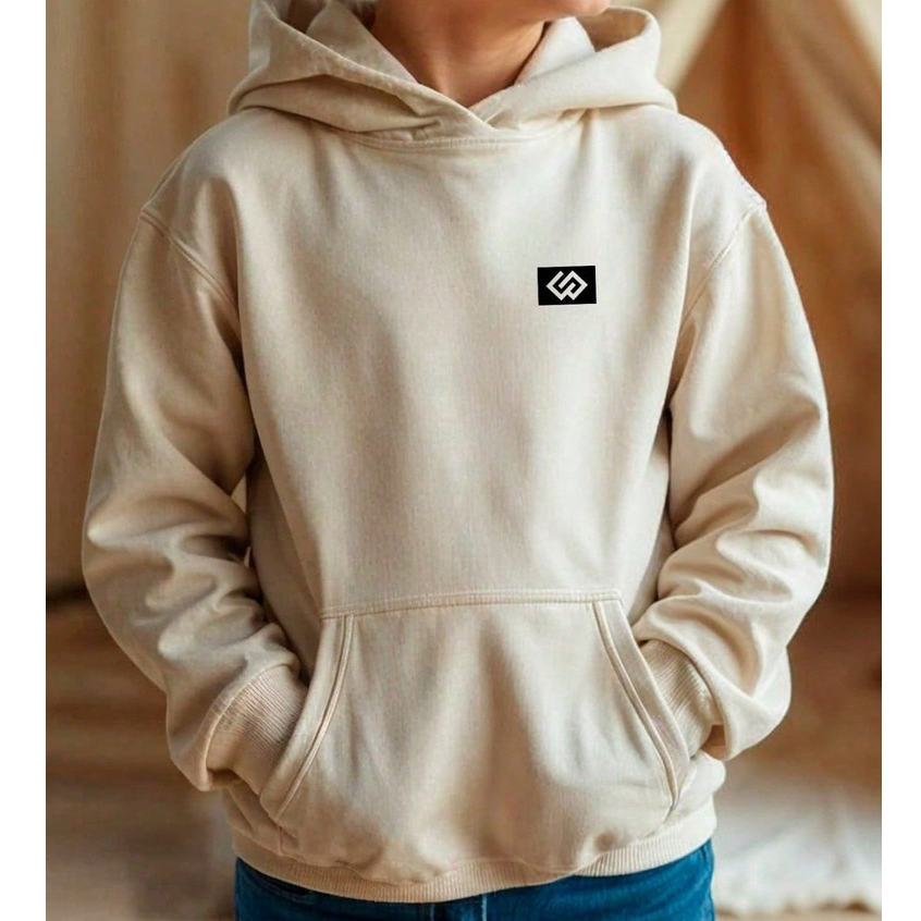 Moletom Infantil Blusa de Frio Escola Blusão Capuz Flanelado Canguru Unissex Logo Original Premium