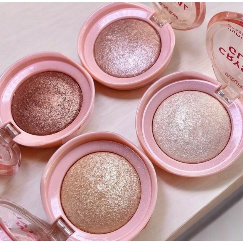 Iluminador baked Crystal Glow - Ruby Rose linha rosa em Oferta na Shopee