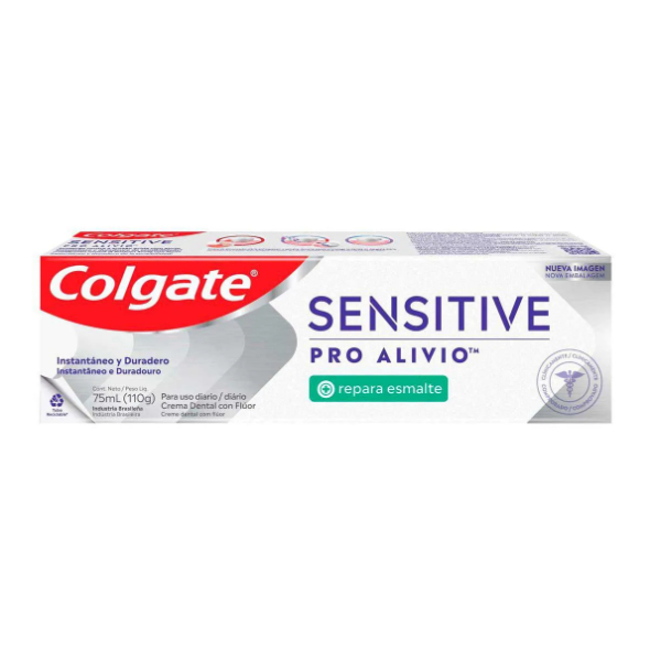 Creme Dental Colgate Sensitive Pro-Alívio Repara Esmalte 110g em Oferta na Shopee