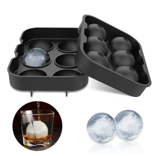 Forma de Gelo Silicone Esfera Bola 6 Slots BPA livre Drink Barman Bebidas Vodka Festa Premium em Oferta na Shopee
