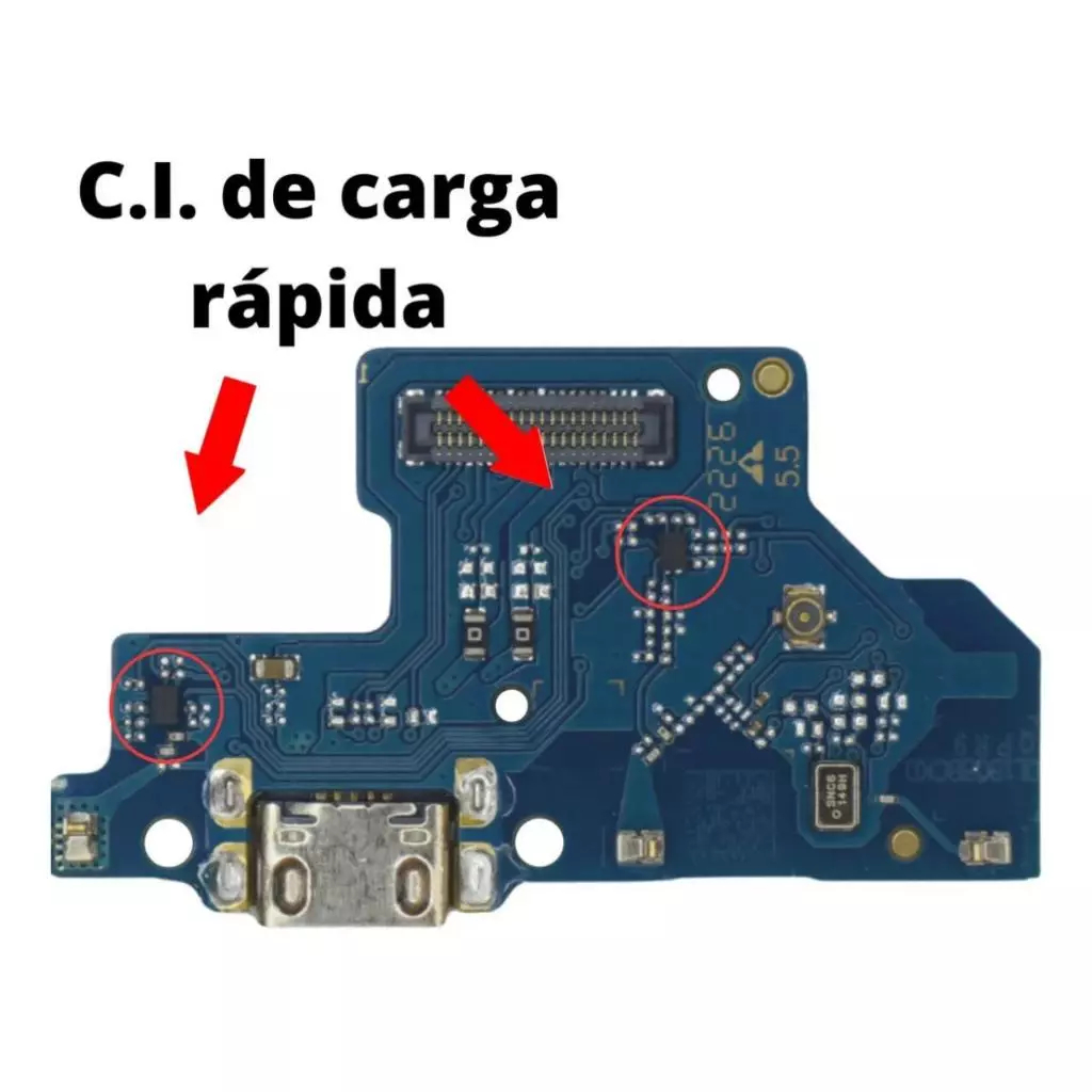 Conector Placa Dock de Carga Compatível LG K22 / K22+/ K22 Plus
