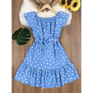 vestido ciganinha babado de coracao moda feminina 0026-1 em Oferta na Shopee