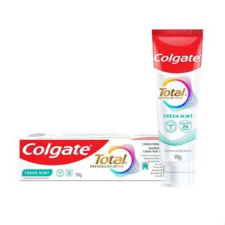Creme Dental Colgate Total Prevenção Ativa Fresh Mint 90g em Oferta na Shopee