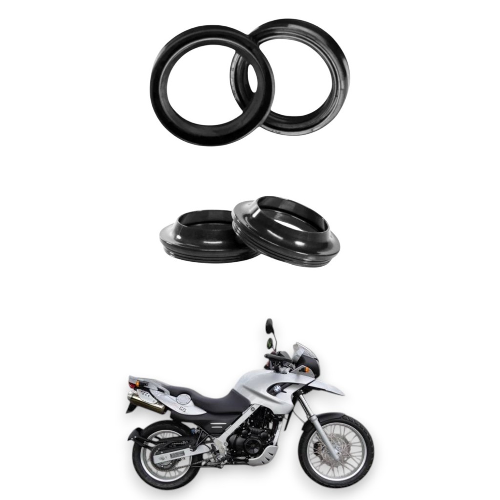 Retentor Bengala + Guarda Pó Bmw G650 Gs 2009 Até 2010