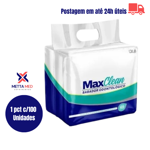 Babador Odontológico Descartável Impermeável c/100 Unidades em Oferta na Shopee