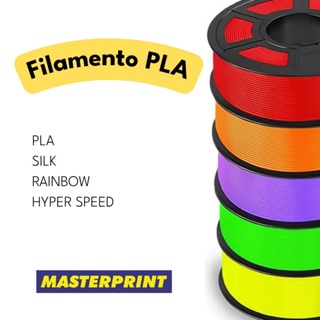 Filamento PLA Silk Hyper Speed 1kg MasterPrint 1.75mm Impressora 3D Alta Velocidade Brilho em Oferta na Shopee