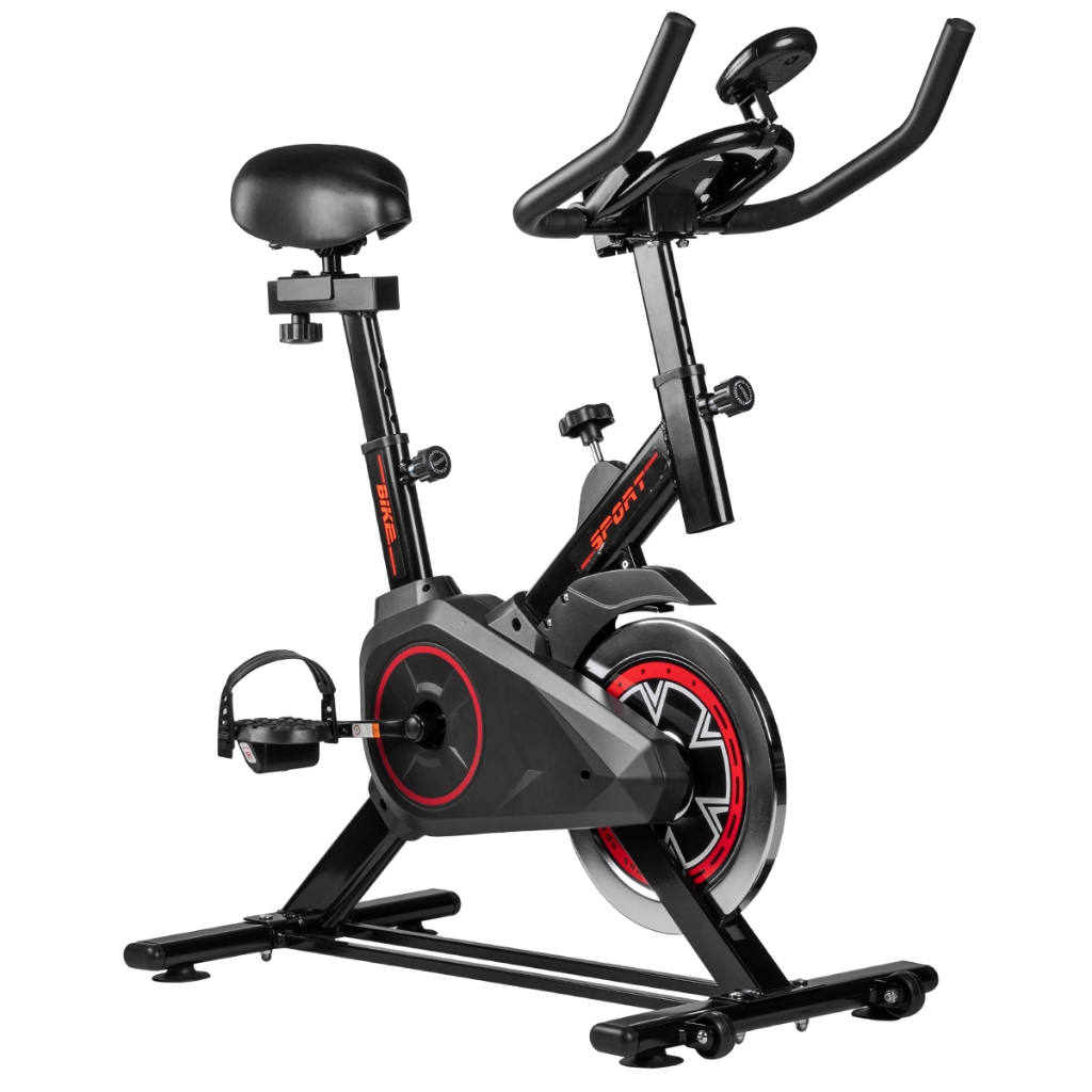 Bike Ergometrica Bicicleta Spinning Medpoint Vermelha Exercicio Gym Display Monitor