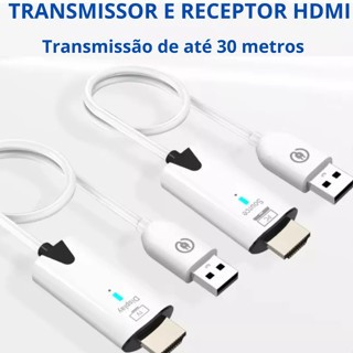 Transmissor Receptor De Áudio E Vídeo Hdmi Sem Fio 30 Metros 5.0