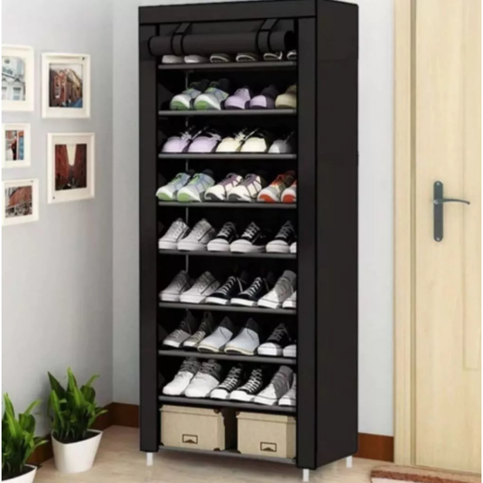 Sapateira para calçados 9 andar para 27 pares de sapatos organizador desmontável