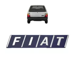 Emblema Logo Fiat Porta Mala Uno 84/95 Com ou sem moldura