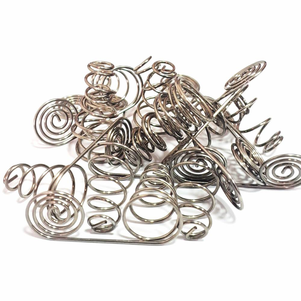 Mola Para Pilha Média e Grande 10un - Contato Elétrico em Oferta na Shopee