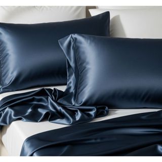 Kit Fronhas de Cetim com 2 Peças 100% Premium Lisa Sono da Beleza Luxo Antifrizz Anti-idade 50 x 70 em Oferta na Shopee