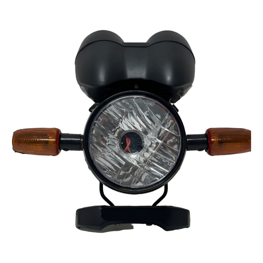 Kit Farol Suporte Painel Emblema Aranha Piscas Cg Titan 125 2000 2001 2002 2003 2004 Fan 125 2005 2006 2007 2008