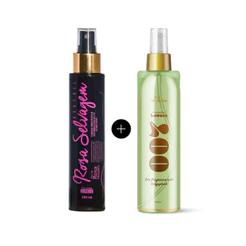 Óleo Clareador Rosa Selvagem + Body Splash Pistache