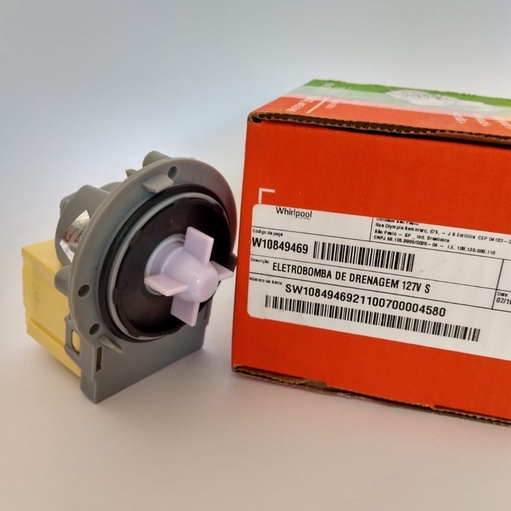Bomba De Água Eletrobomba Original Drenagem Brastemp Consul 110V