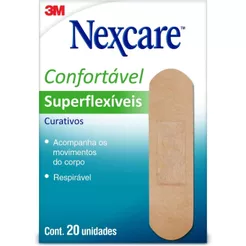 Curativo Comfort com 20 unidades Nexcare