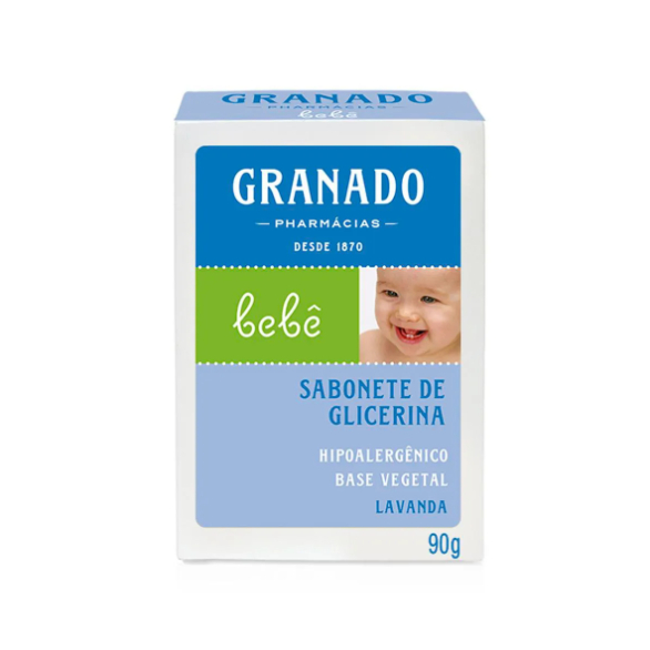 Sabonte Barra Glicerina Bebe Lavanda 90Gr