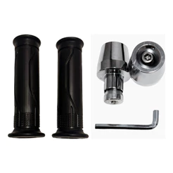 Kit Manopla Peso Pezinho Com Ajuste Autofixo Pesinho para Pcx Honda Cg Titan Fan 125 150 160