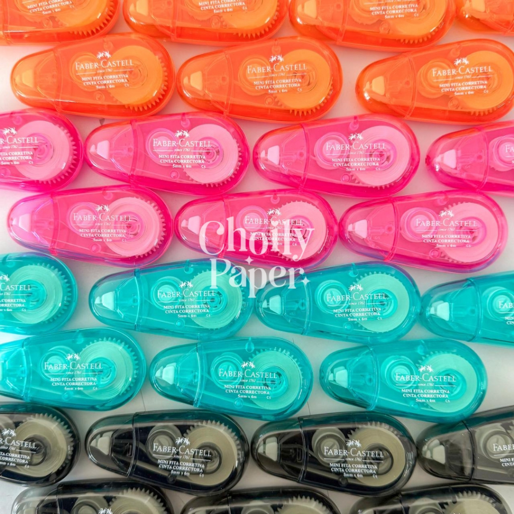 Mini Fita Corretiva Faber-Castell Branquinho Corretivo em Fita Escolar