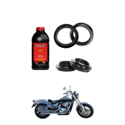 Retentor Bengala + Guarda Pó + Óleo Atf Vz800 Marauder 97/05