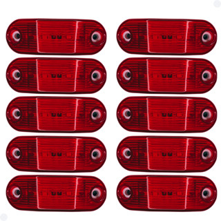 Kit 10 Lanternas Delimitadora Vigia Led Bivolt Teto Onibus Caminhao Van Bau em Oferta na Shopee