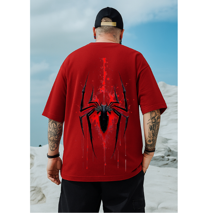 Camisa Camiseta Oversized Streetwear Homem Aranha Estampada Skatista- 036