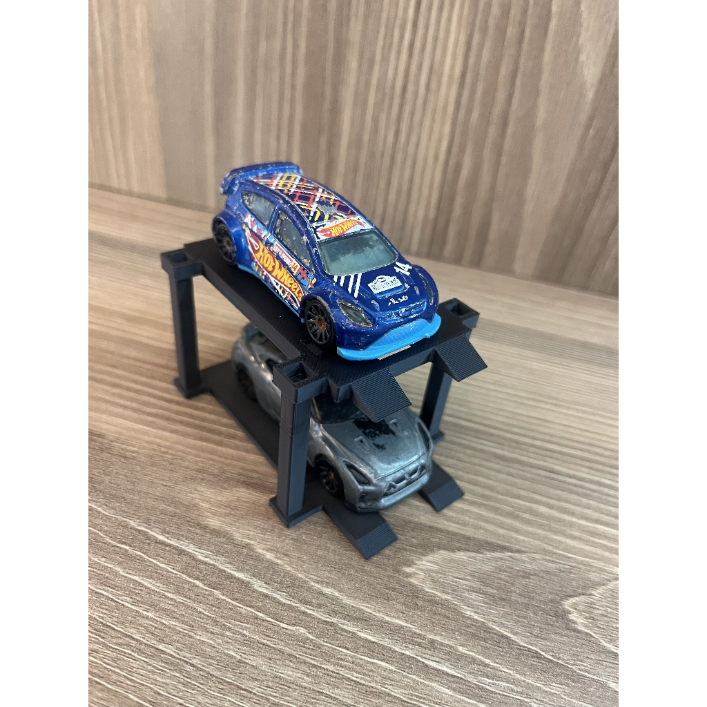 Kit 2 Elevadores de Carros Hot Wheels Diorama Escala 1:64 | Miniatura Diecast Colecionável para Pista e Garagem