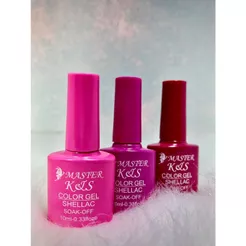 Kit 3 esmaltes gel K&S coleção nova 10061N