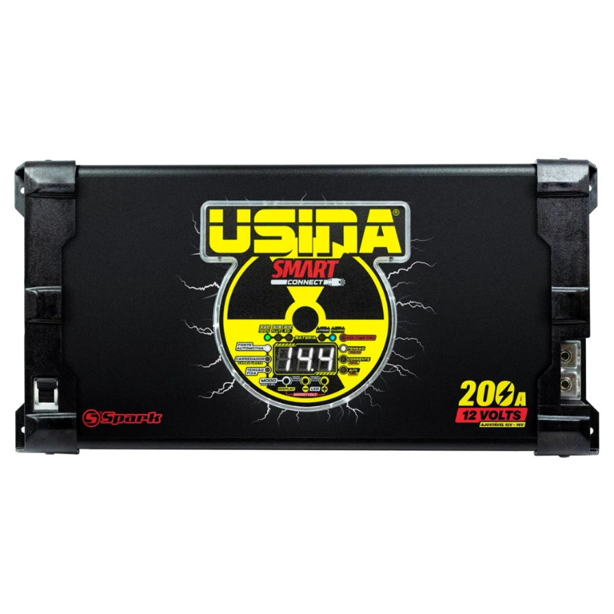 Fonte Carregador Automotivo 200a Smart Connect 220v Monovolt Smart Charger em Oferta na Shopee