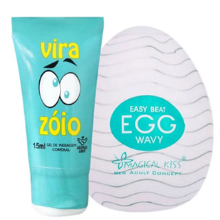 KIT Gel Massageador Vira Zóio Lubrificante Intimo + Masturbador Masculino SEX SHOP Produtos em Oferta na Shopee