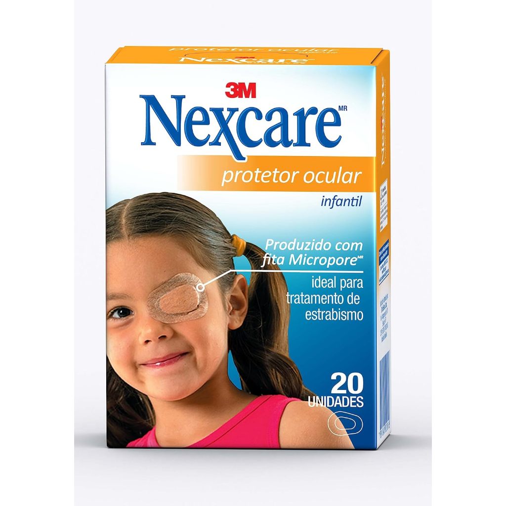 Protetor Ocular Infantil com 20 Nexcare em Oferta na Shopee